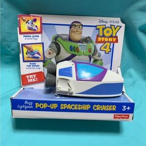 Fisher-Price Blue White Action Figure Playset